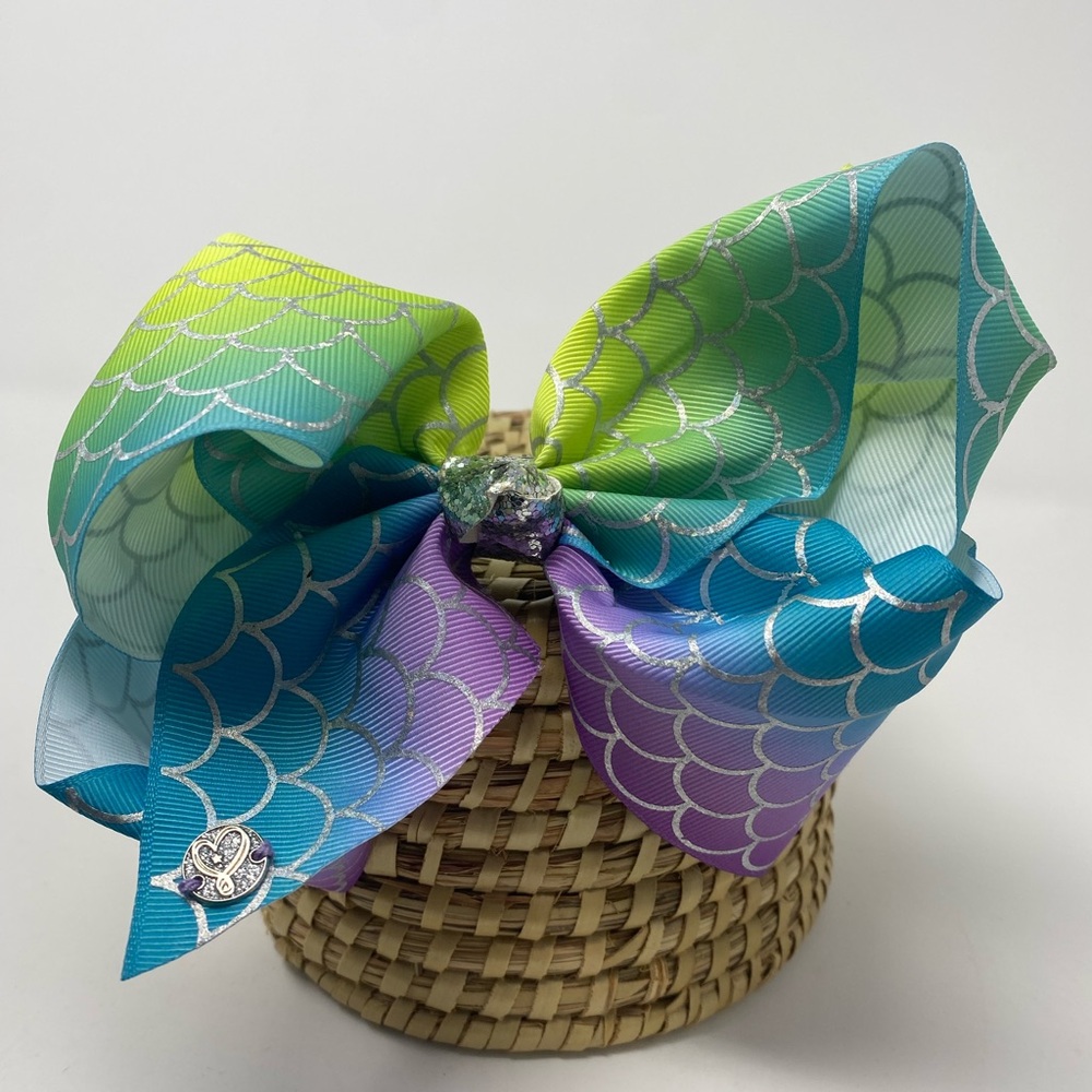 Jojo Siwa Mermaid Scale Hair Bow